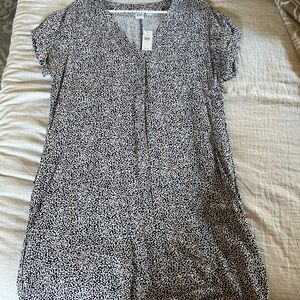 Black and white polka dot Gap dress NWT